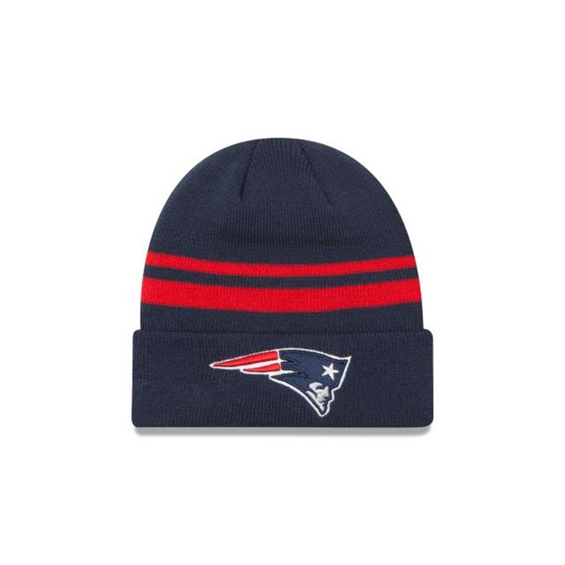 NFL New England Patriots Cuff Knit (PUG3754) - Blue New Era Beanies